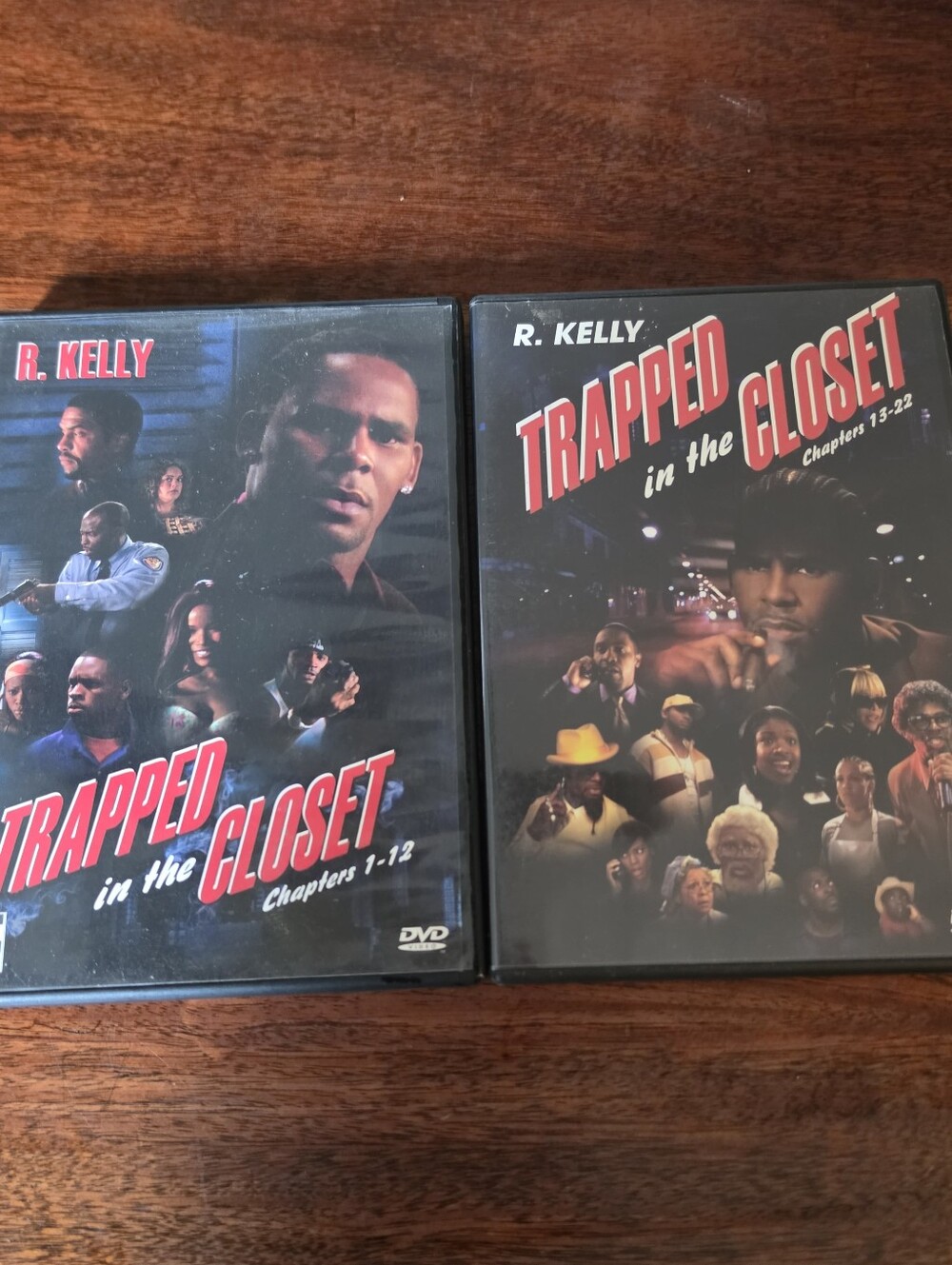 R Kelly Trapped in the Closet Chapters 1-12 & 13 -22 DVDs RARE